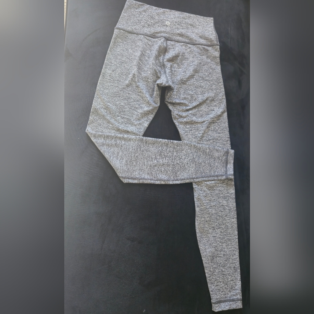 Lululemon Wunder Undet High Rise  Gray Leggings - Picture 4 of 11